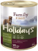Фото - Корм для собак Family First Canned Adult Turkey/Chicken 
