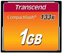 Фото - Карта памяти Transcend CompactFlash 133x 1 ГБ