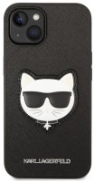 Фото - Чехол Karl Lagerfeld Saffiano Choupette Head Patch for iPhone 14 Plus 