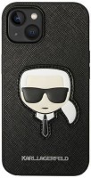 Фото - Чехол Karl Lagerfeld Saffiano Karl's Head Patch for iPhone 14 Plus 