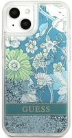 Фото - Чехол GUESS Flower Liquid Glitter for iPhone 13 