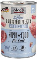 Фото - Корм для кошек MACs Superfoods Kitten Calf/Chicken Hearts 400 g 