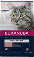 Фото - Корм для кошек Eukanuba Senior Grain Free Salmon 10 kg 