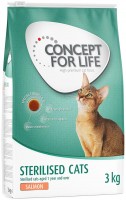 Фото - Корм для кошек Concept for Life Sterilised Cats Salmon  3 kg