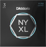 Фото - Струны DAddario NYXL Nickel Wound 11-52 (3-Pack) 