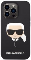 Фото - Чехол Karl Lagerfeld Saffiano Karl's Head Patch for iPhone 14 Pro 