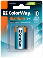Фото - Аккумулятор / батарейка ColorWay Alkaline Power 1xKrona 