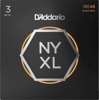 Фото - Струны DAddario NYXL Nickel Wound 10-46 (3-Pack) 