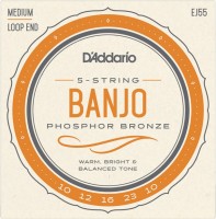 Фото - Струны DAddario Phosphor Bronze Banjo 10-23 