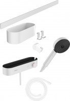 Фото - Душевая система Hansgrohe WallStoris Bundle 105 EcoSmart 24250700 