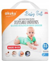 Фото - Подгузники Akuku Underpads Baby Soft 40x60 / 15 pcs 