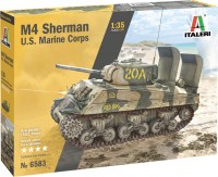 Фото - Сборная модель ITALERI M4A2 Sherman US Marines Corps (1:35) 