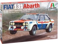 Фото - Сборная модель ITALERI Fiat 131 Abarth 1977 Sanremo Rally Winner (1:24) 