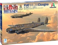 Фото - Сборная модель ITALERI FIAT BR.20 Cicogna (1:72) 