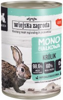 Фото - Корм для кошек Wiejska Zagroda Adult Monoprotein Cat Canned with Rabbit 400 g 