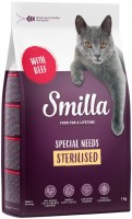 Фото - Корм для кошек Smilla Adult Sterilised Beef  1 kg