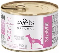 Фото - Корм для собак 4Vets Natural Diabetes Canned 185 g 1 шт