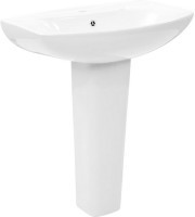 Фото - Умывальник VidaXL Freestanding Basin with Pedestal 143001 650 мм