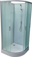 Фото - Душевая кабина ATLANTIS AKL-40P-T Eco XL 90x90 угловая