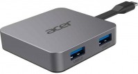 Фото - Картридер / USB-хаб Acer 4-in-1 Type-C Dongle 