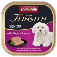 Фото - Корм для собак Animonda Vom Feinsten Senior Poultry/Lamb 150 g 1 шт