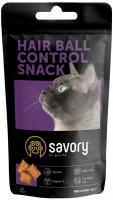 Фото - Корм для кошек Savory Snacks Pillows Hairball Control 60 g 