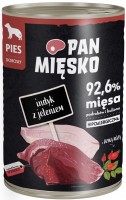 Фото - Корм для собак PAN MIESKO Adult Turkey with Deer 400 g 1 шт