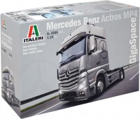 Фото - Сборная модель ITALERI Mercedes Benz Actros MP4 Gigaspace (1:24) 