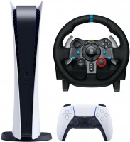 Фото - Игровая приставка Sony PlayStation 5 Digital Edition + Racing Wheel 