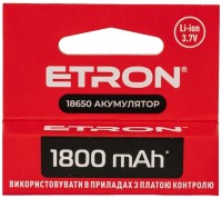 Фото - Аккумулятор / батарейка Etron Ultimate Power 1x18650  1800 mAh