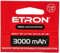 Фото - Аккумулятор / батарейка Etron Ultimate Power 1x18650  3000 mAh