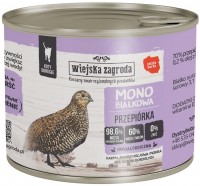 Фото - Корм для кошек Wiejska Zagroda Adult Monoprotein Cat  Canned with Quail 200 g