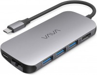 Фото - Картридер / USB-хаб VAVA USB C Hub 8-in-1 Adapter with PD