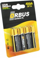 Фото - Аккумулятор / батарейка Orbus Alkaline 4xAA 