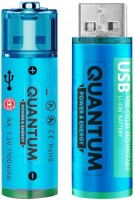 Фото - Аккумулятор / батарейка Quantum 2xAA 1100 mAh USB A 