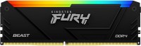 Оперативная память Kingston Fury Beast DDR4 RGB 1x8Gb KF436C17BB2A/8