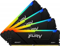 Фото - Оперативная память Kingston Fury Beast DDR4 RGB 4x8Gb KF436C17BB2AK4/32