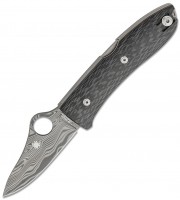 Фото - Нож / мультитул Spyderco Spyopera Carbon Damascus 