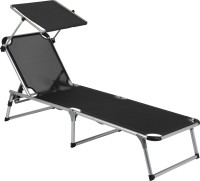 Фото - Туристическая мебель Bo-Camp Sun Lounger With Sunscreen 5 Positions 