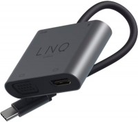 Фото - Картридер / USB-хаб LINQ 4in1 4K HDMI Adapter with PD USB-A and VGA 