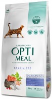 Фото - Корм для кошек Optimeal Adult Sterilised with Salmon  10 kg