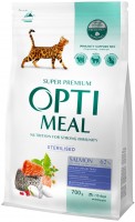 Фото - Корм для кошек Optimeal Adult Sterilised with Salmon  700 g