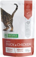 Фото - Корм для кошек Natures Protection Hairball Duck/Chicken 100 g 