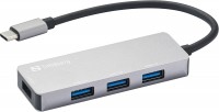 Фото - Картридер / USB-хаб Sandberg USB-C Hub 1xUSB3.0+3x2.0 SAVER 