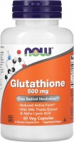Фото - Аминокислоты Now Glutathione 500 mg 60 cap 