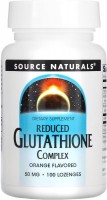 Фото - Аминокислоты Source Naturals Reduced Glutathione 100 tab 