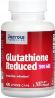 Фото - Аминокислоты Jarrow Formulas Glutathione Reduced 500 mg 60 cap 