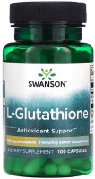 Фото - Аминокислоты Swanson L-Glutathione 100 mg 100 cap 