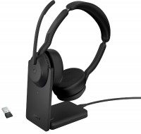 Фото - Наушники Jabra Evolve2 55 Link380a UC Stereo with Charging Stand 