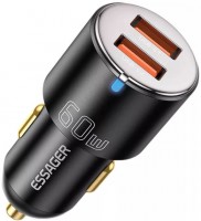 Фото - Зарядное устройство Essager City Dual USB A 60W 